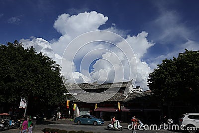Jianshui Ancient City is a cultural city with a profound history Editorial Stock Photo