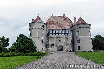 Jidvei Bethlen-Haller Castle, Transylvania, Romania Stock Photo
