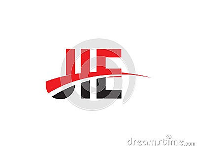 JIE Letter Initial Logo Design Vector Illustration Vector Illustration