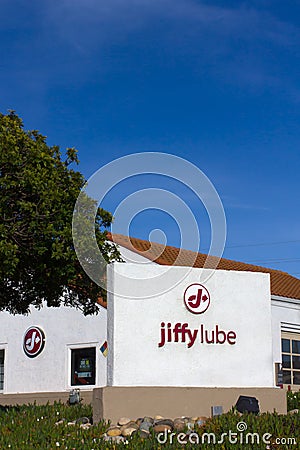 Jiffy Lube automobile service facility Editorial Stock Photo