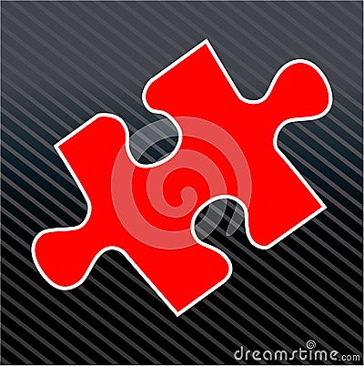 Jigsaw Puzzle Piece Vector Illustration