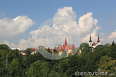 Jihlava roofs and spires Stock Photo