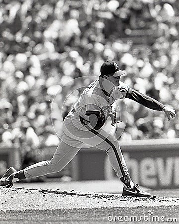 Jim Abbott, California Angels pitcher Editorial Stock Photo