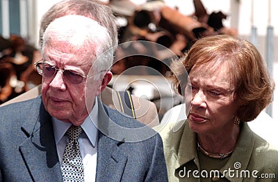 Jimmy Carter and his Wife Eleanor Rosalynn Smith Editorial Stock Photo