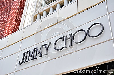 Jimmy Choo's Store Editorial Stock Photo