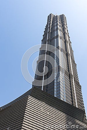 Jin Mao Tower in Shanghai Editorial Stock Photo