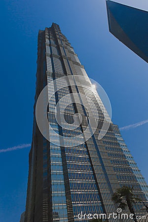 Jin Mao Tower in Shanghai Editorial Stock Photo