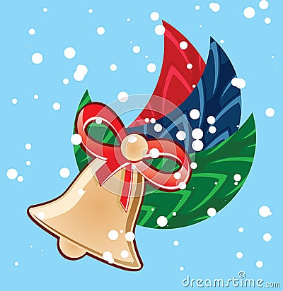 Jingle bell Cartoon Illustration