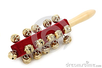 Jingle bell stick Stock Photo