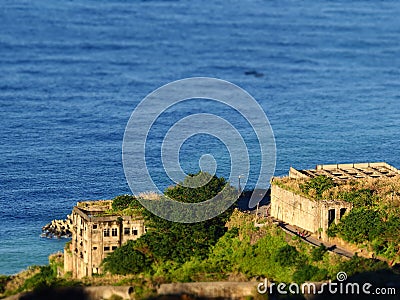 Jinguashi 13 Ruins,New Taipei,Taiwan Stock Photo