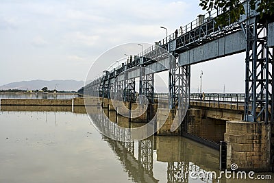 Jinnah Barrage - Kalabagh Stock Photo