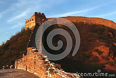 Jinshanling Great Wall in Beijing Stock Photo