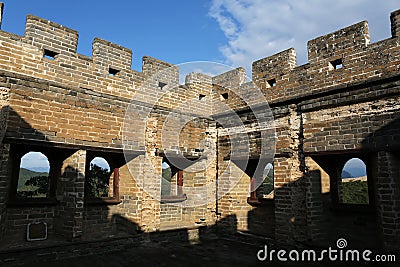 Jinshanling Great Wall Stock Photo