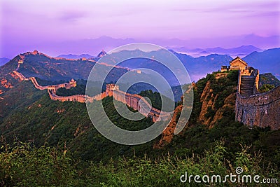 Jinshanling Great Wall Stock Photo