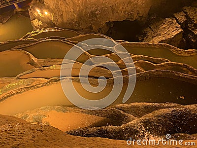 Yunnan Karst Cave in China Stock Photo