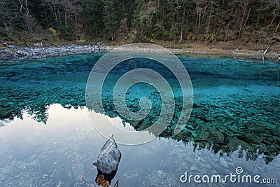 Jiuzhaigou national park Stock Photo