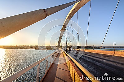 JK Bridge - Brasilia, Distrito Federal, Brazil Stock Photo