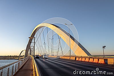 JK Bridge - Brasilia, Distrito Federal, Brazil Stock Photo