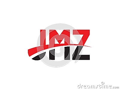 JMZ Letter Initial Logo Design Vector Illustration Vector Illustration