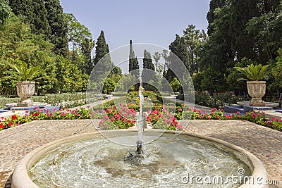 Jnan Sbil Bou Jeloud Gardens in Fez Stock Photo