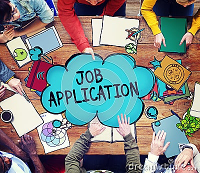 Job Application Career Hiring Employment Concept Stock Photo
