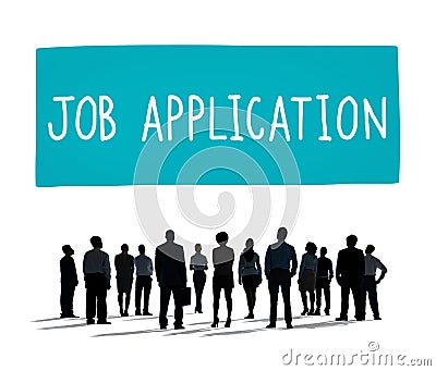 Job Application Career Hiring Employment Concept Stock Photo