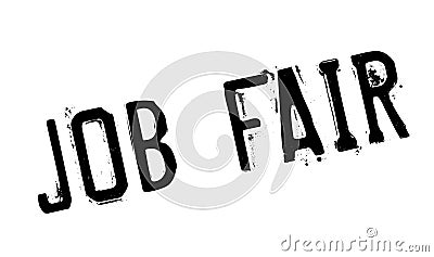 Job Fair rubber stamp Stock Photo