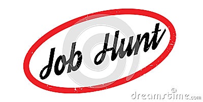 Job Hunt rubber stamp Vector Illustration