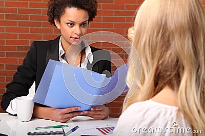 Job interview Stock Photo