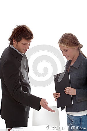 Job interview Stock Photo