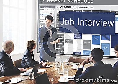 Job Interview Employment Human Resources Concept Stock Photo