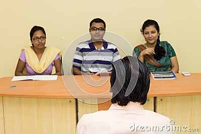 Job interview Editorial Stock Photo