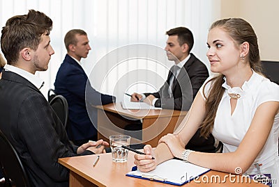 Job interview Stock Photo