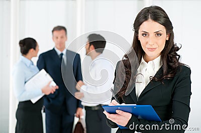 Job interview recruitment Stock Photo