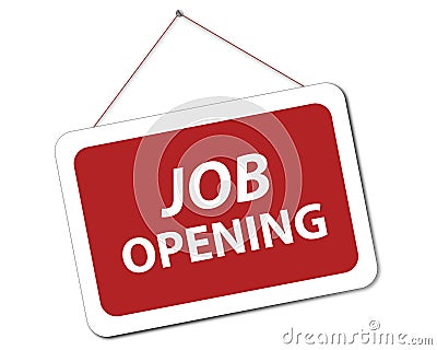 Job opening Vector Illustration