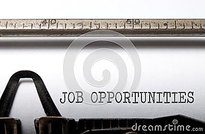 Job opportunities Stock Photo