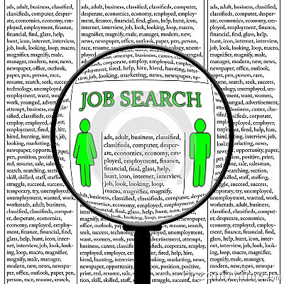 Job search Stock Photo