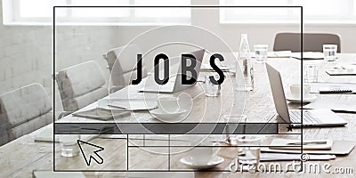 Job Search Application Career Work Concept Stock Photo