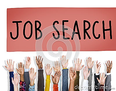 Job Search Career Hiring Opportunity Employment Concept Stock Photo