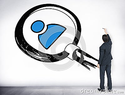 Job Search Human Resources Employees Searching Concept Stock Photo