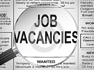 Job Vacancies Vector Illustration