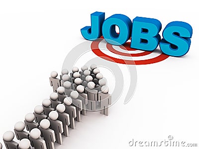 Jobs Stock Photo