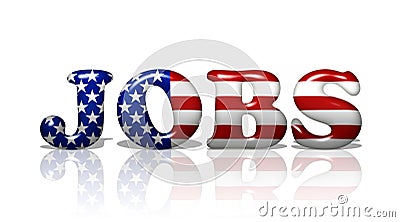 Jobs in America Stock Photo