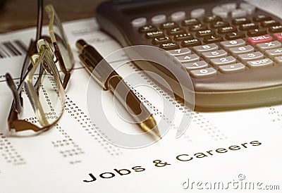 Jobs and careers Stock Photo