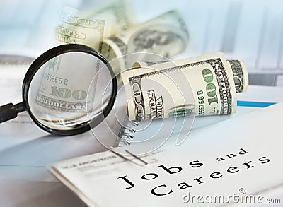 Jobs and careers Stock Photo