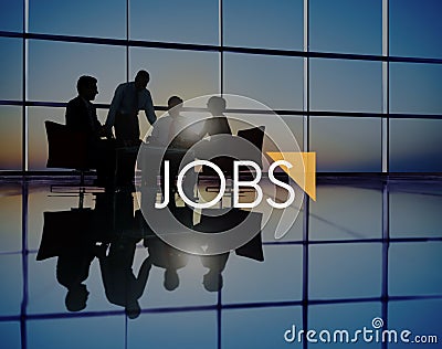 Jobs Job Career Occupation Human Resource Recruitment Concept Stock Photo
