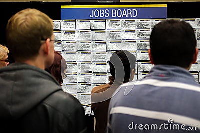 Jobs & Skills Expos Editorial Stock Photo