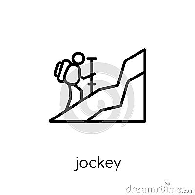 Jockey icon from Camping collection. Vector Illustration