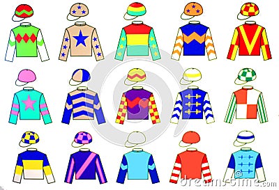 Jockey Uniforms Stock Photo