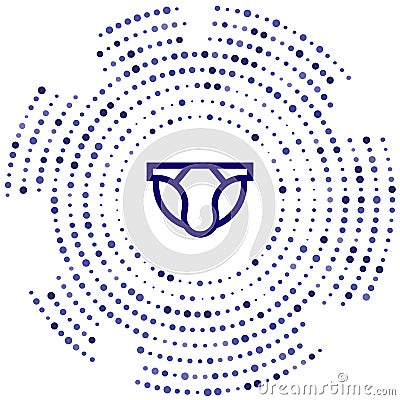 jockstrap vector icon. jockstrap editable stroke. jockstrap linear symbol for use on web and mobile apps, logo, print media. Thin Vector Illustration